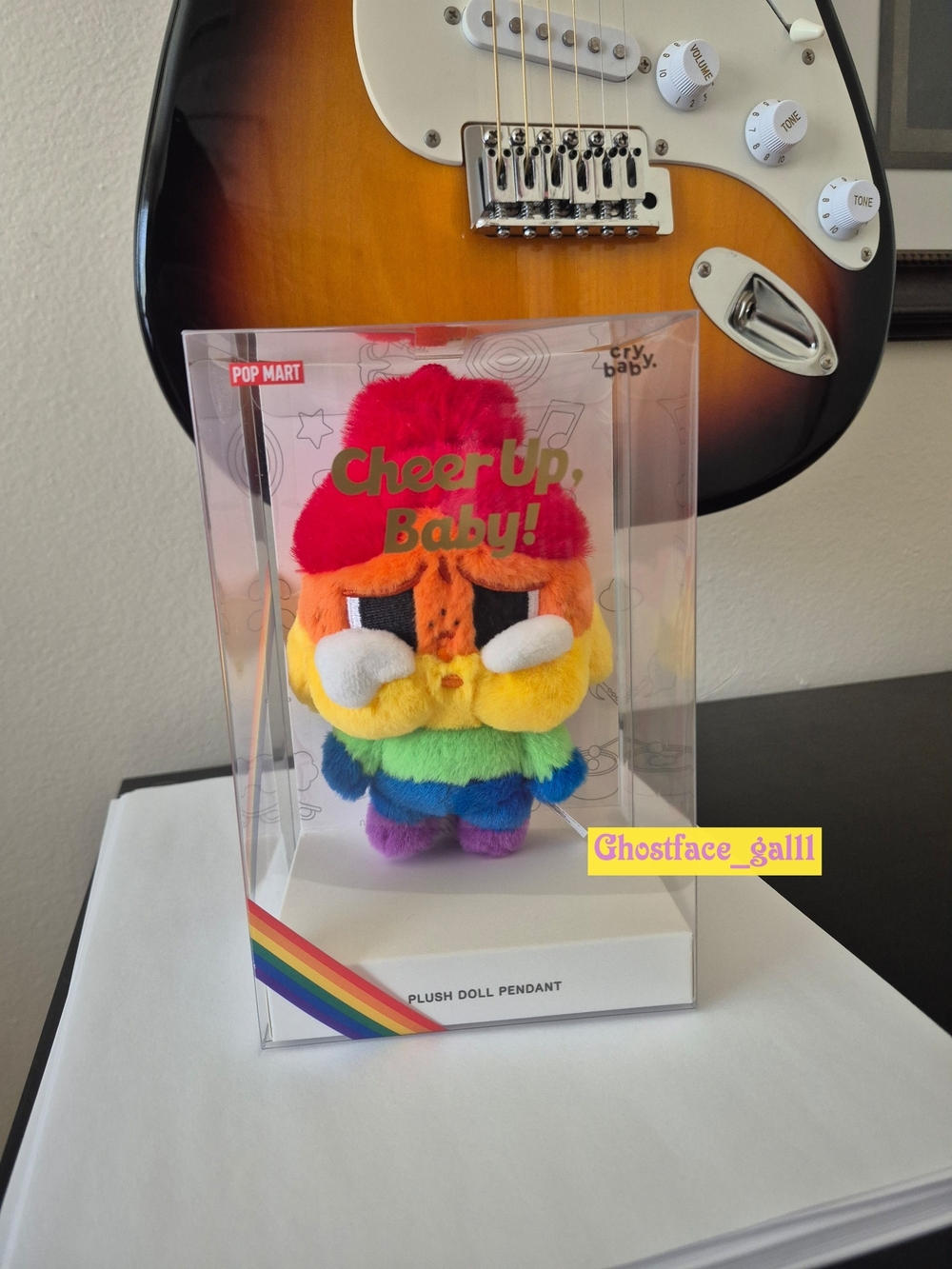 POP MART Cheer Up, Baby! Rainbow Plush Doll Pendant